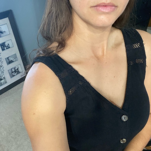 Next Black Tiered Dress - Picture 5 of 12